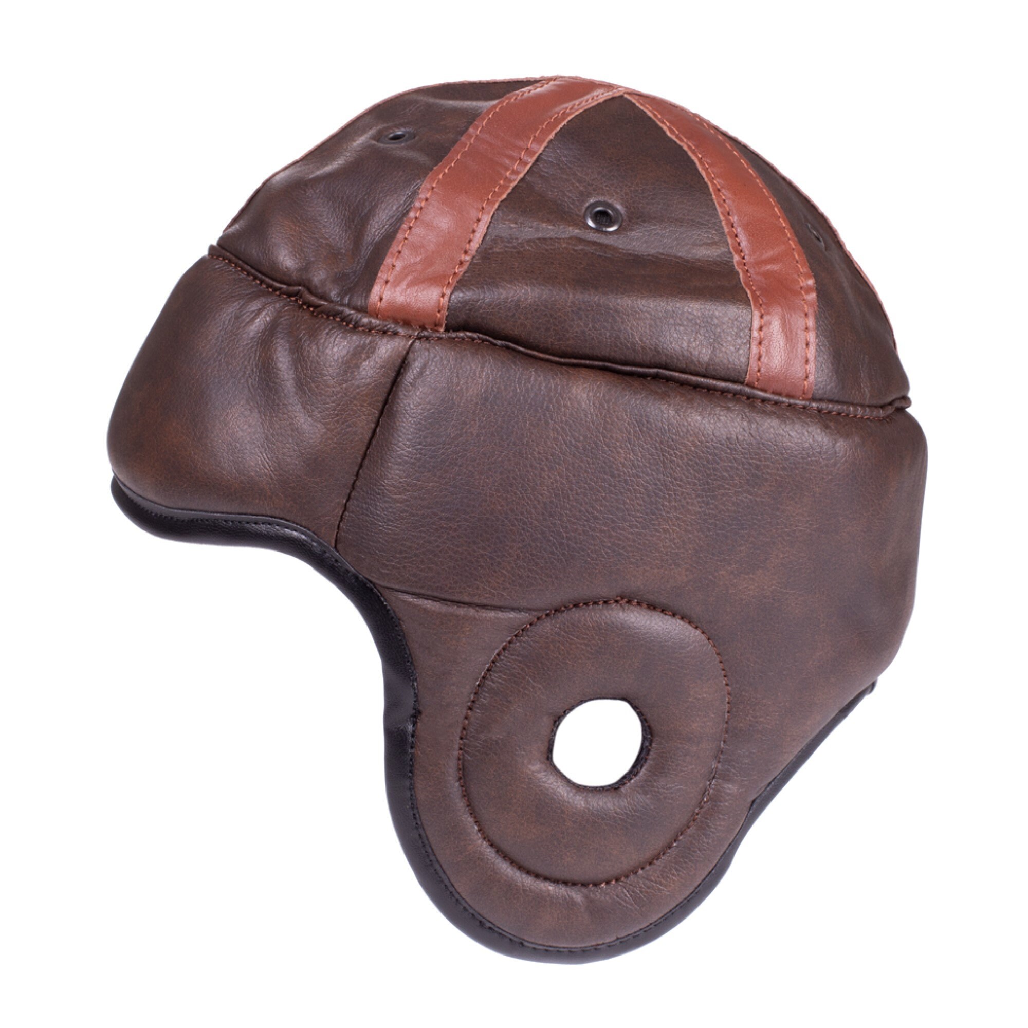 Vintage Leather Novelty Football Helmet Etsy
