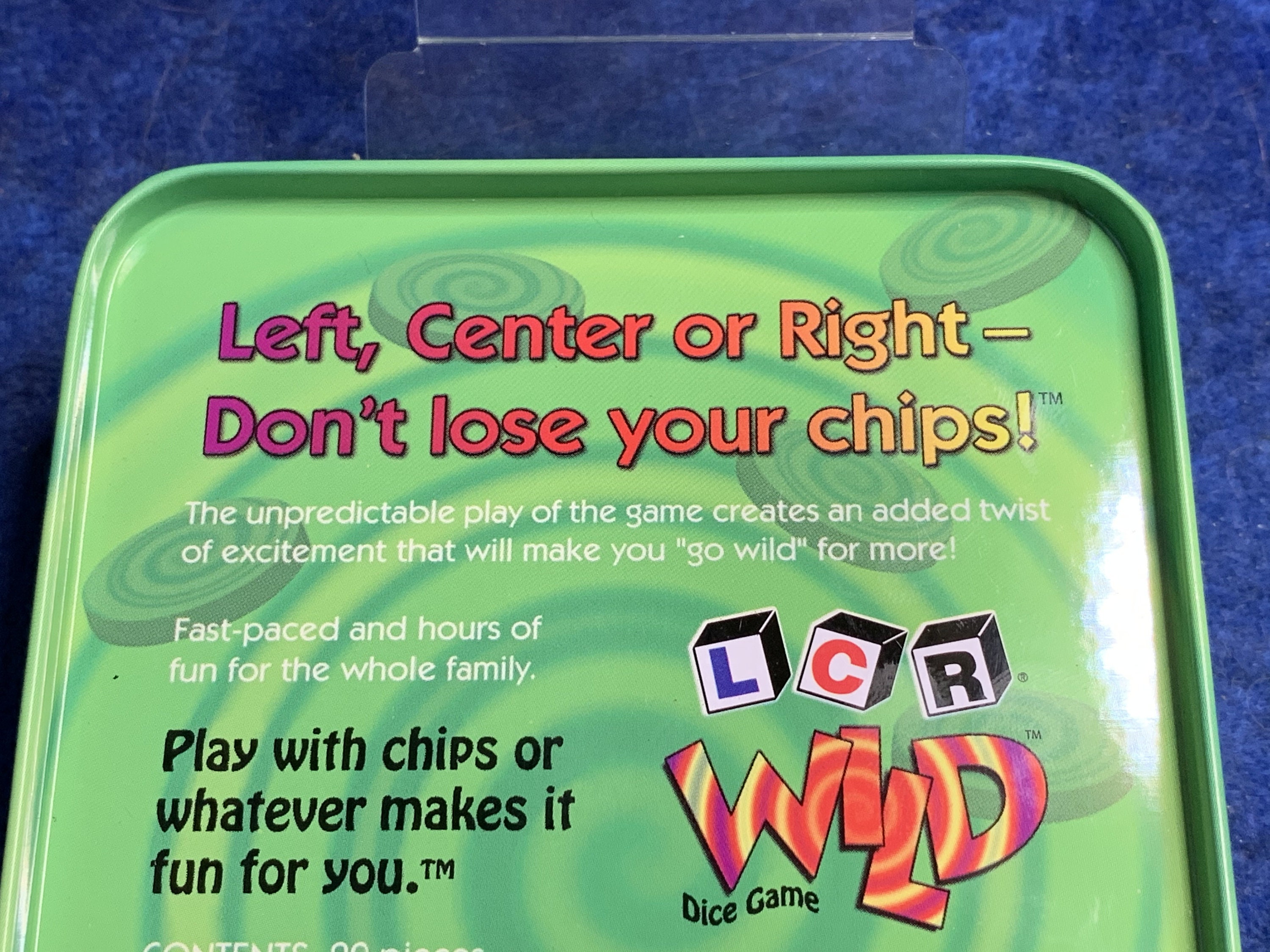 LCR Wild Green Tin Dice Game Instructions with 3 Dice 24 Etsy