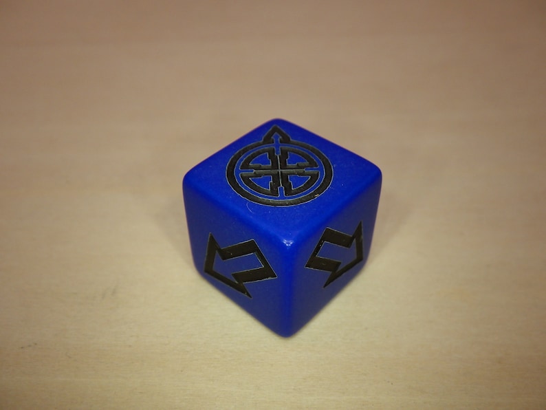 16mm Scatter Arrow Dice / Custom Engraved Directional Die / RPG ...