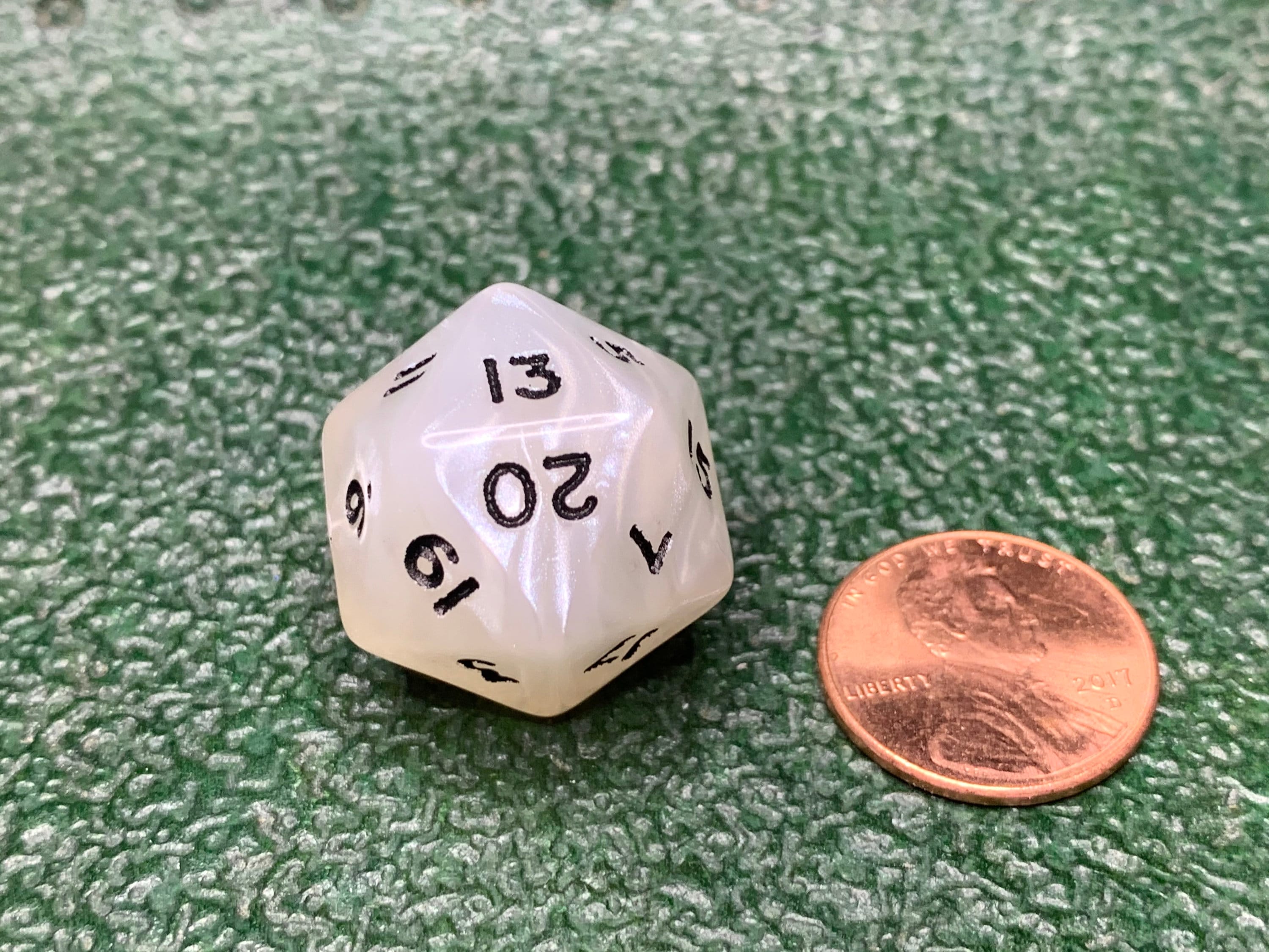 Creative Dice D20 Twenty Sided 22mm 0,87 Zoll Polyeder für Brettspiel Creative Dice D20 Twenty Sided 22mm 0,87 Zoll Polyeder für Brettspiel