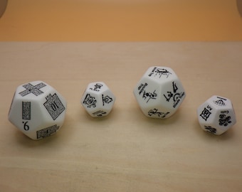 World Building Dice / Dungeon Master Tool | Random Encounter Generator | Monster Treasure Trap Set | D&D RPG Game Supplies Storytelling Cube