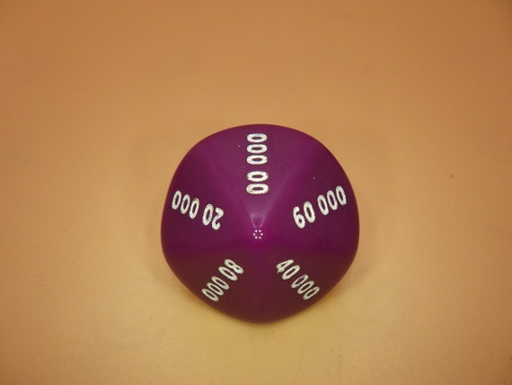 High Number D10 / RPG Math Dice | Tens Thousands Millions