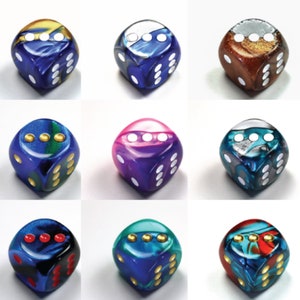 30mm Multicolor D6 Extra Large RPG Tabletop Roleplay CCG Board Counter Marker Token Card Roleplay Games Gaming Random Roll Decision image 1