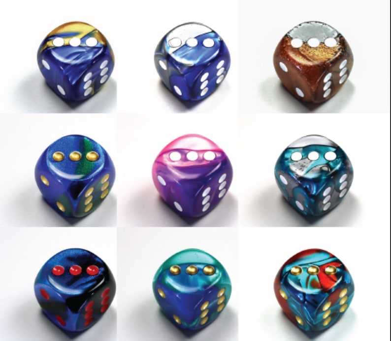 30mm Multicolor D6 Extra Large RPG Tabletop Roleplay CCG Board Counter Marker Token Card Roleplay Games Gaming Random Roll Decision image 1