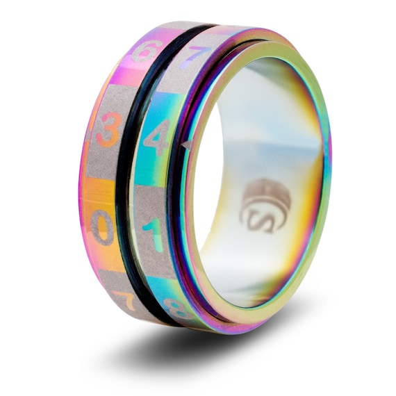 Charges Mana NEW Life Counter Dice Ring Rainbow Size 6 Track Health Life Charges Mana NEW Life Counter Dice Ring Rainbow Size 6 Track Health Life