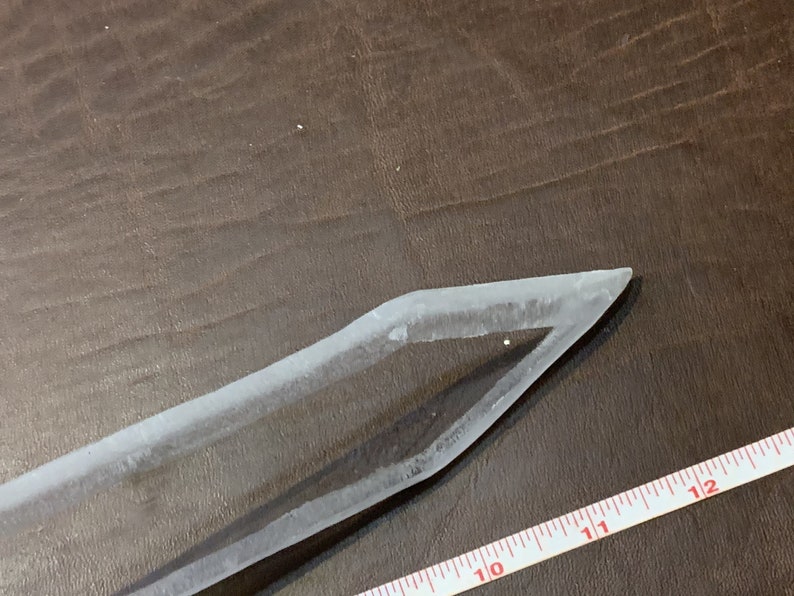 12 Crystal Glass Ice Replica Short Dagger Fantasy Style Blade LARP Cosplay RPG Prop