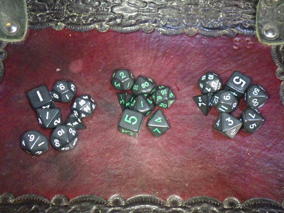 Cusdie Dice Set of 7 Dice Polyhedral Dice DND Dice for Role Playing Dungeons and
