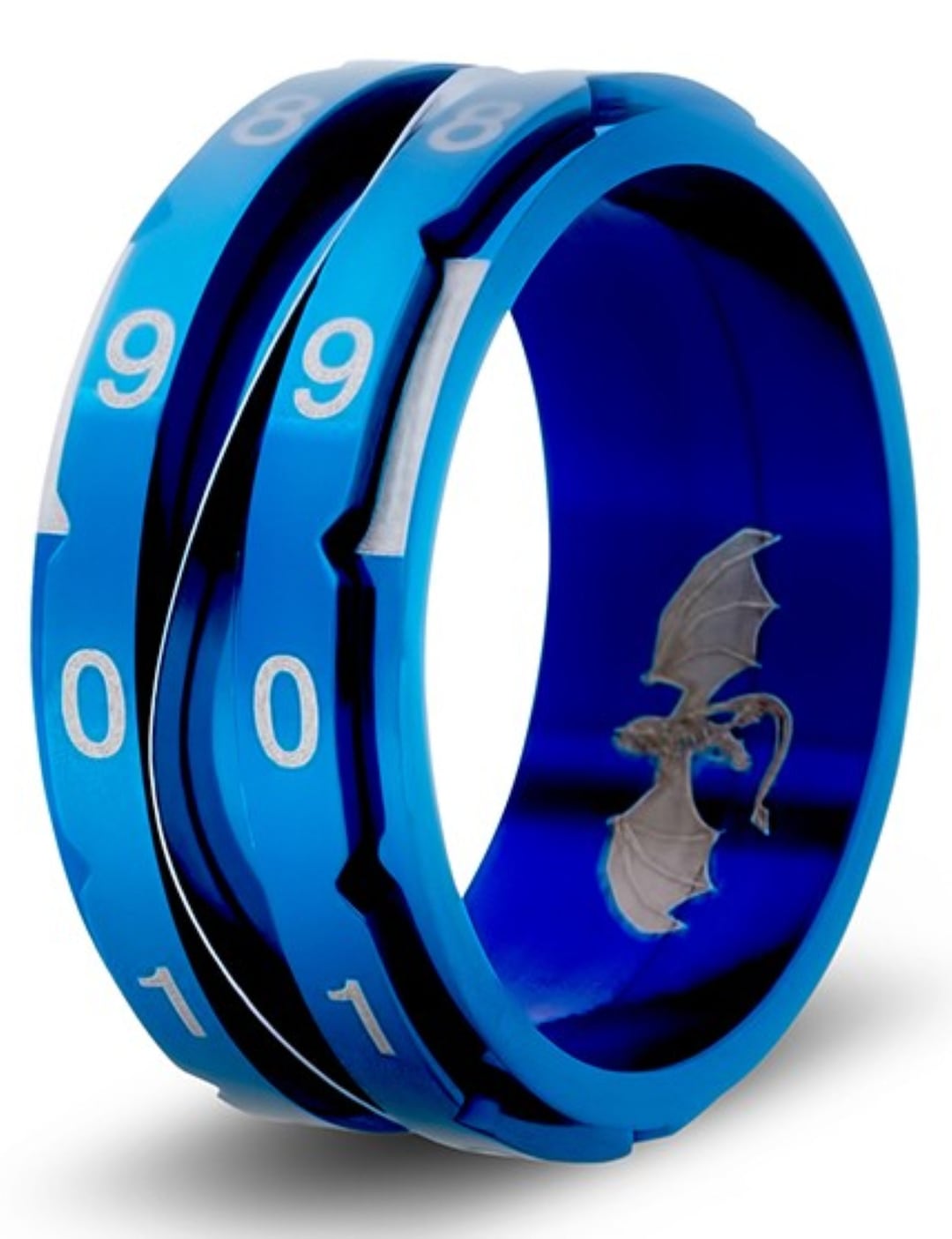 NEW Life Counter Ring Blue Count Knitting Rows or Track Health, Mana