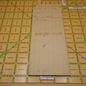 1870 Williamsport PA Lumber Boom Legal Document Signed Judge Hugh Cummin Lutcher
