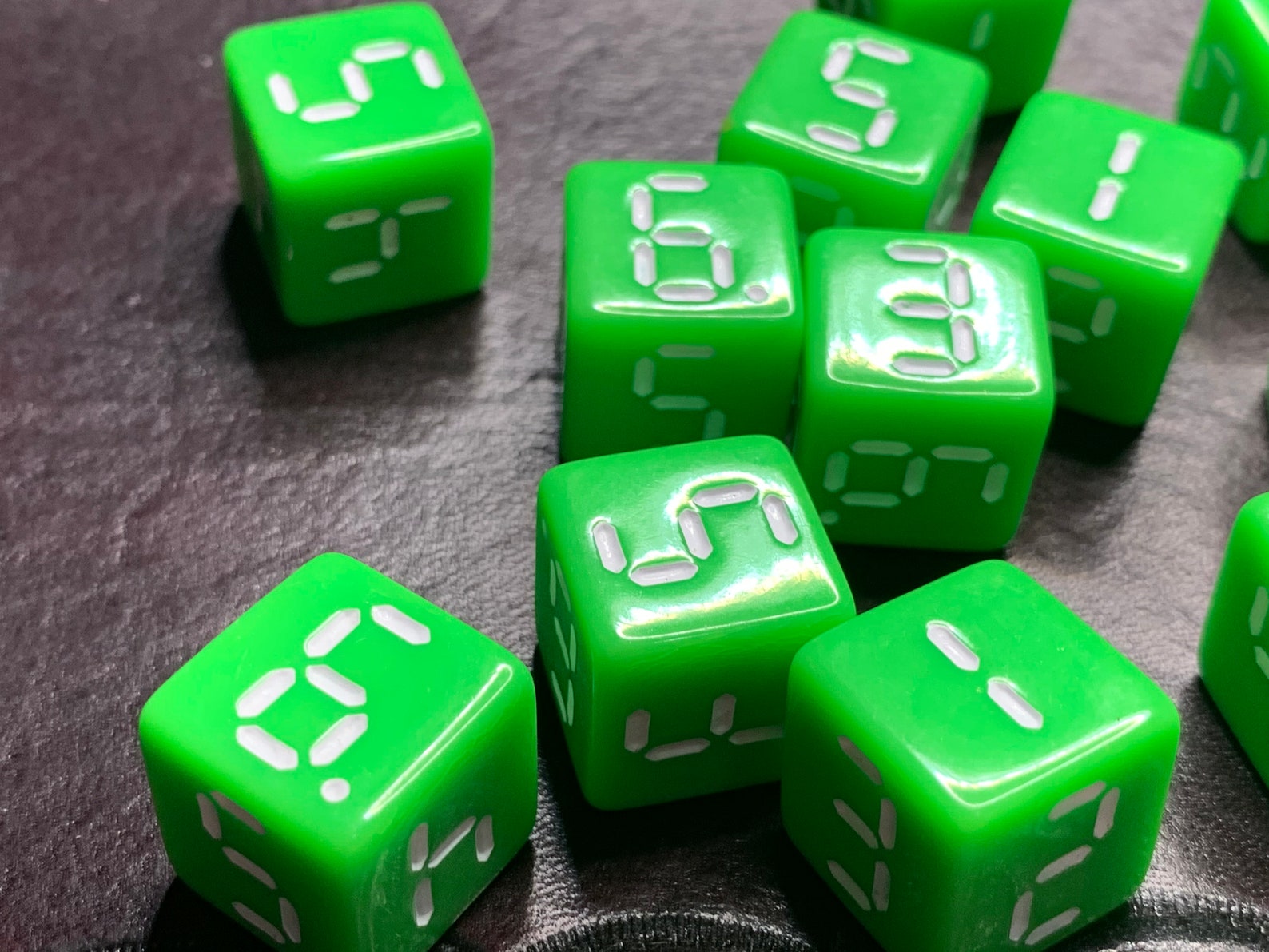 Retro Dice 12D6 twelve 6sided isolated Tabletop Etsy