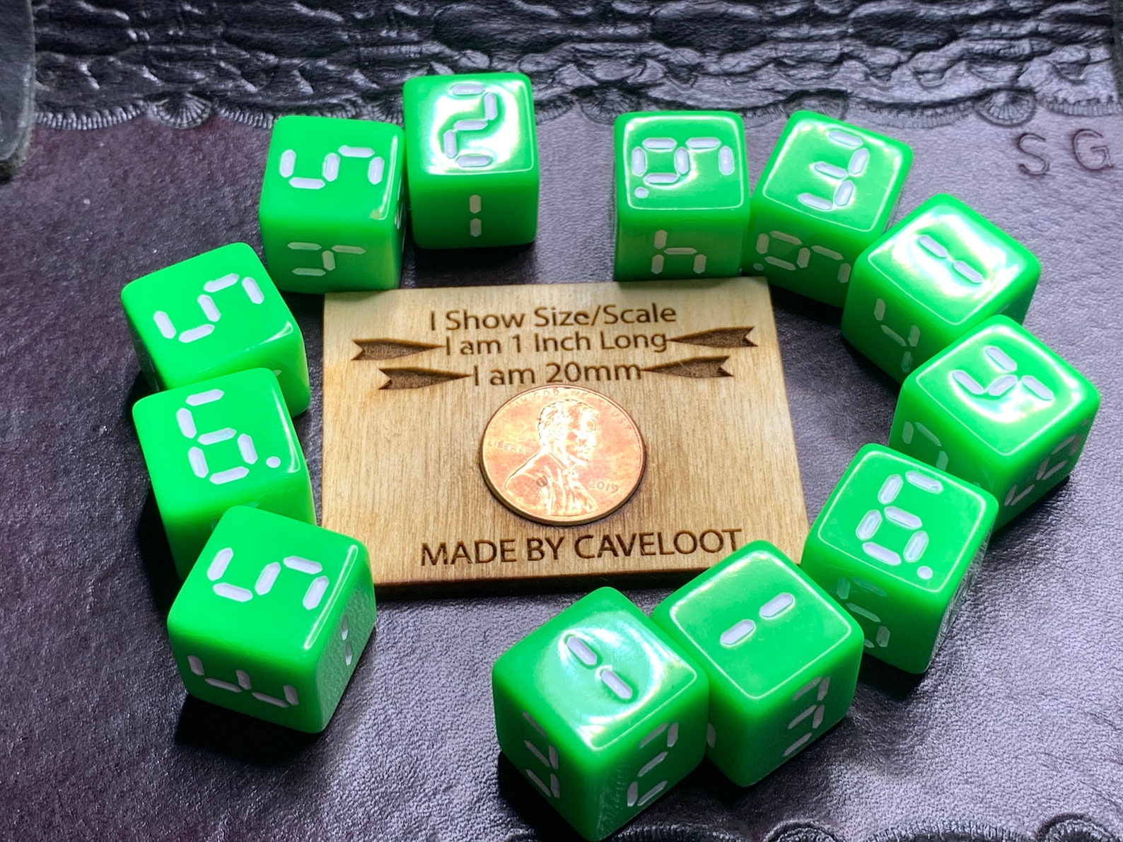 Retro Dice 12D6 twelve 6sided isolated Tabletop Etsy