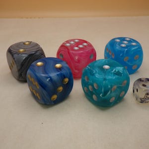 Jumbo 30mm D6 Extra Large Dice - RPG Tool Tabletop Roleplay Games Supply CCG Card Board Random Tokens Counters Markers Decision Makers