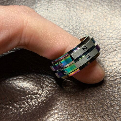 Alignment Dice Random Number Spinner Ring Blue Tabletop RPG Etsy Alignment dice random number spinner ring blue tabletop rpg etsy