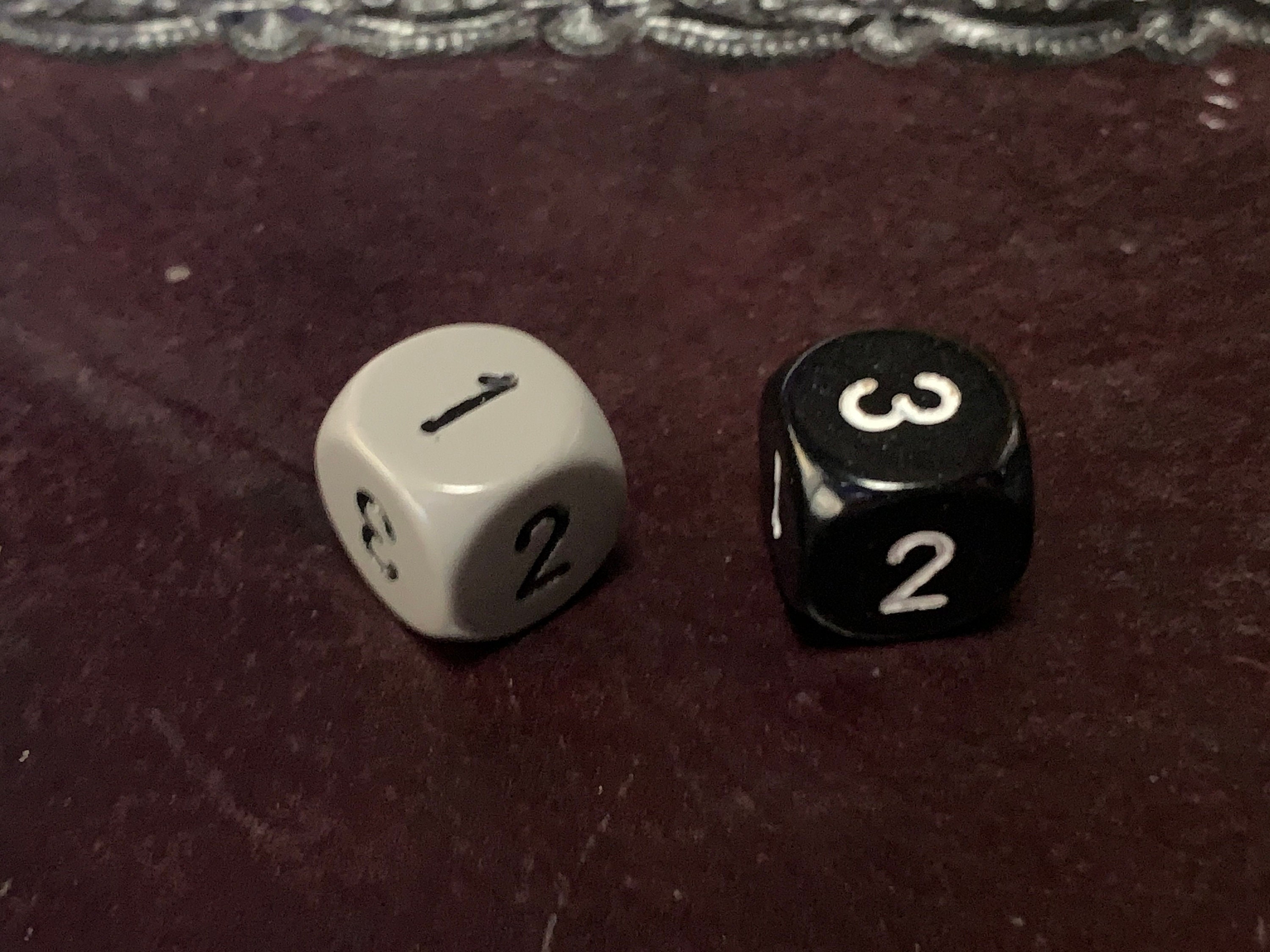 D3 3 Three Sided Die Dice 13 6 Six Sided Tabletop Gaming Etsy