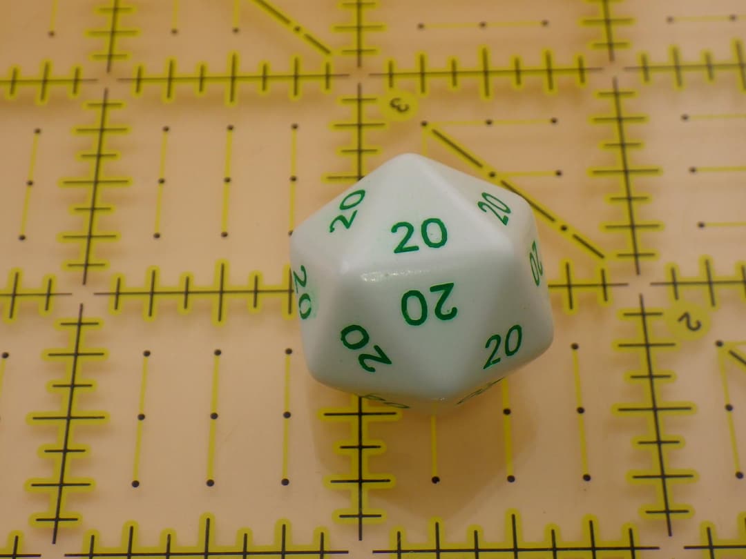 All 20 D20 Die | Critical Hit Cheat Dice | D&D Tabletop RPG