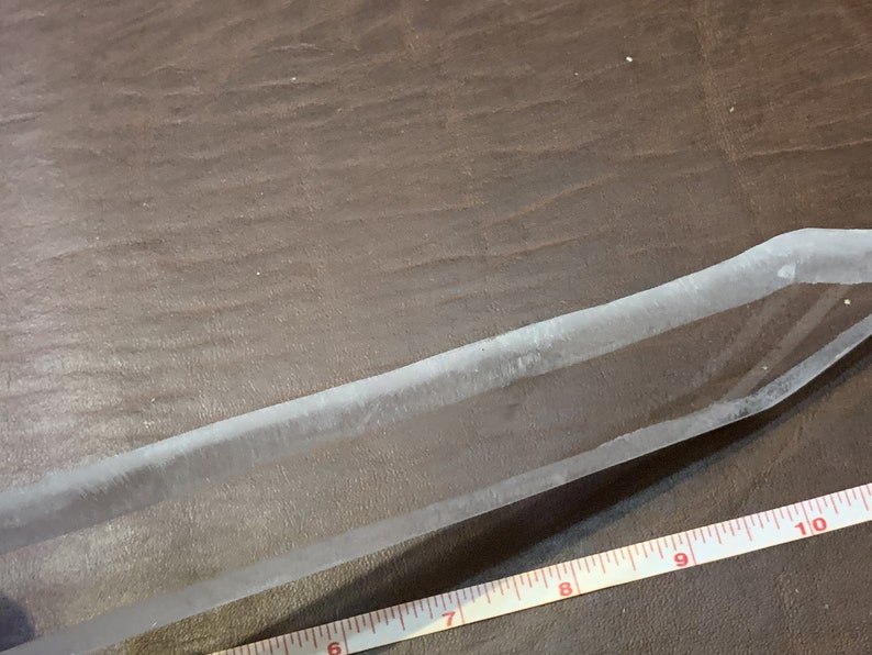 12 Crystal Glass Ice Replica Short Dagger Fantasy Style Blade LARP Cosplay RPG Prop