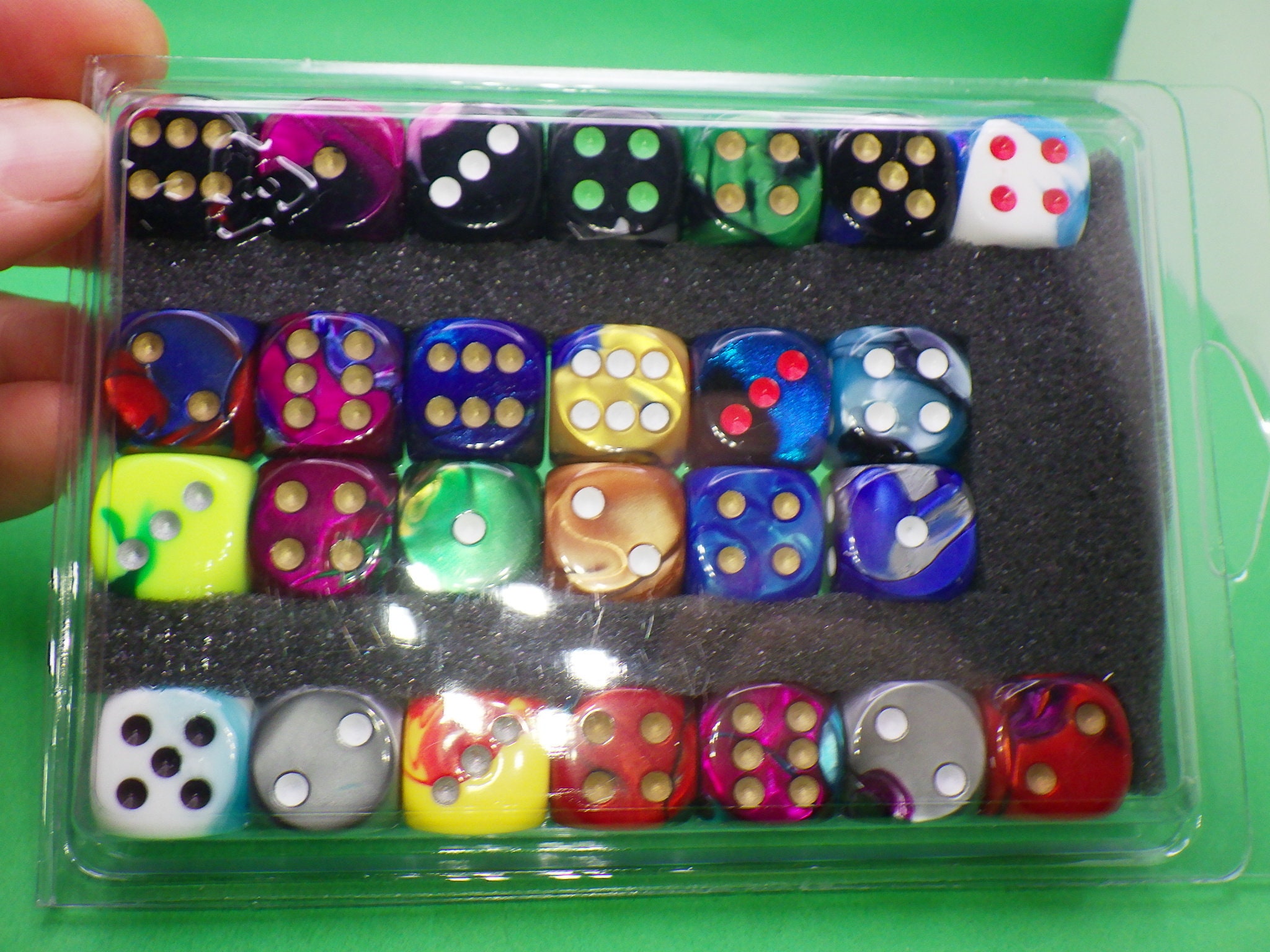 D6 Dice Sampler Pack Packet Catalog Gemini 2019 Jewelry Etsy