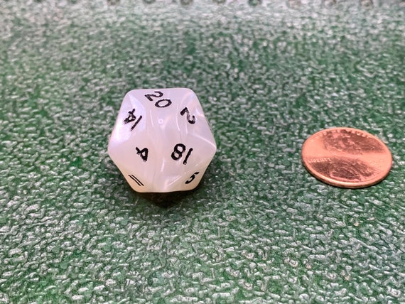 Creative Dice D20 Twenty Sided 22mm 0,87 Zoll Polyeder für Brettspiel Creative Dice D20 Twenty Sided 22mm 0,87 Zoll Polyeder für Brettspiel