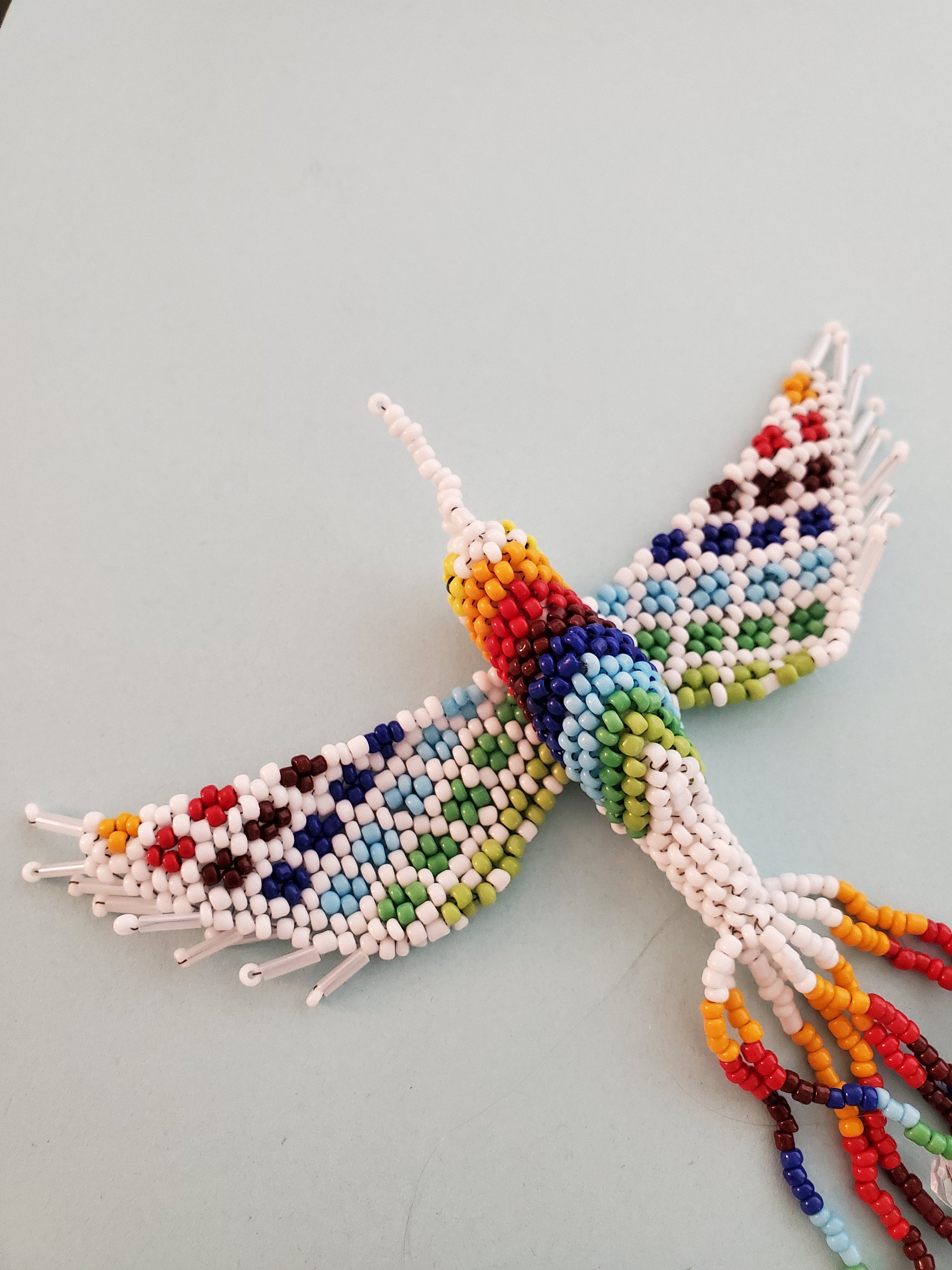 Beaded Hummingbird Pattern tutorial Only Etsy