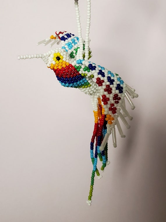 Beaded hummingbird necklace new arrivals