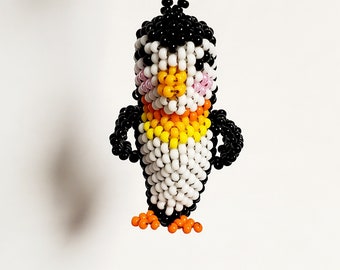Beaded Penguin Ornament Suncatcher