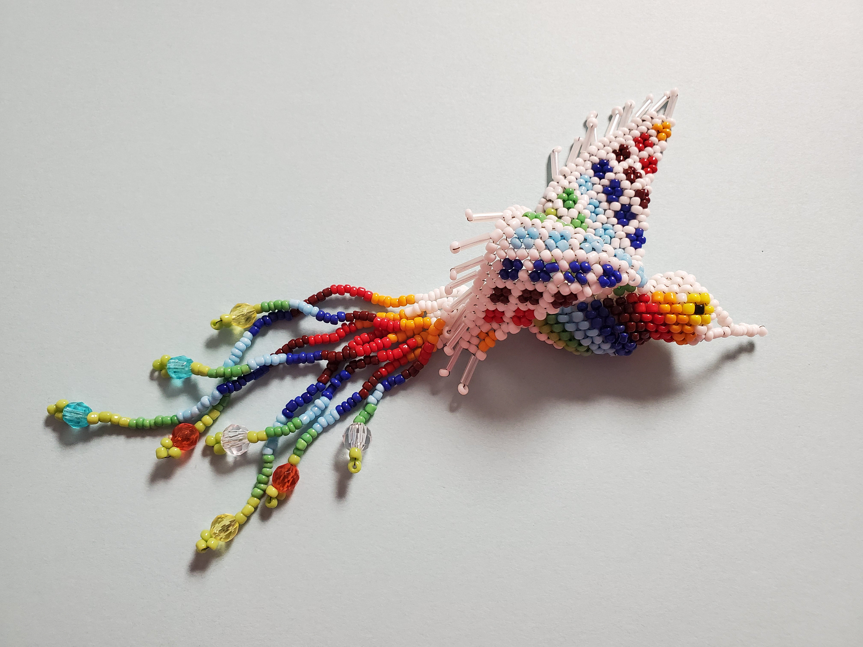 Beaded Hummingbird Pattern tutorial Only Etsy Canada