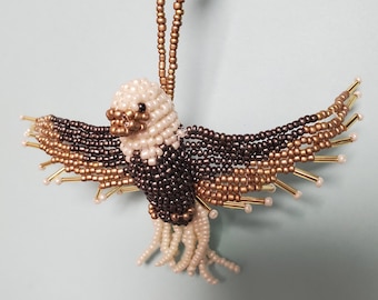 Beaded Eagle Pattern - Square Stitch (tutorial only)