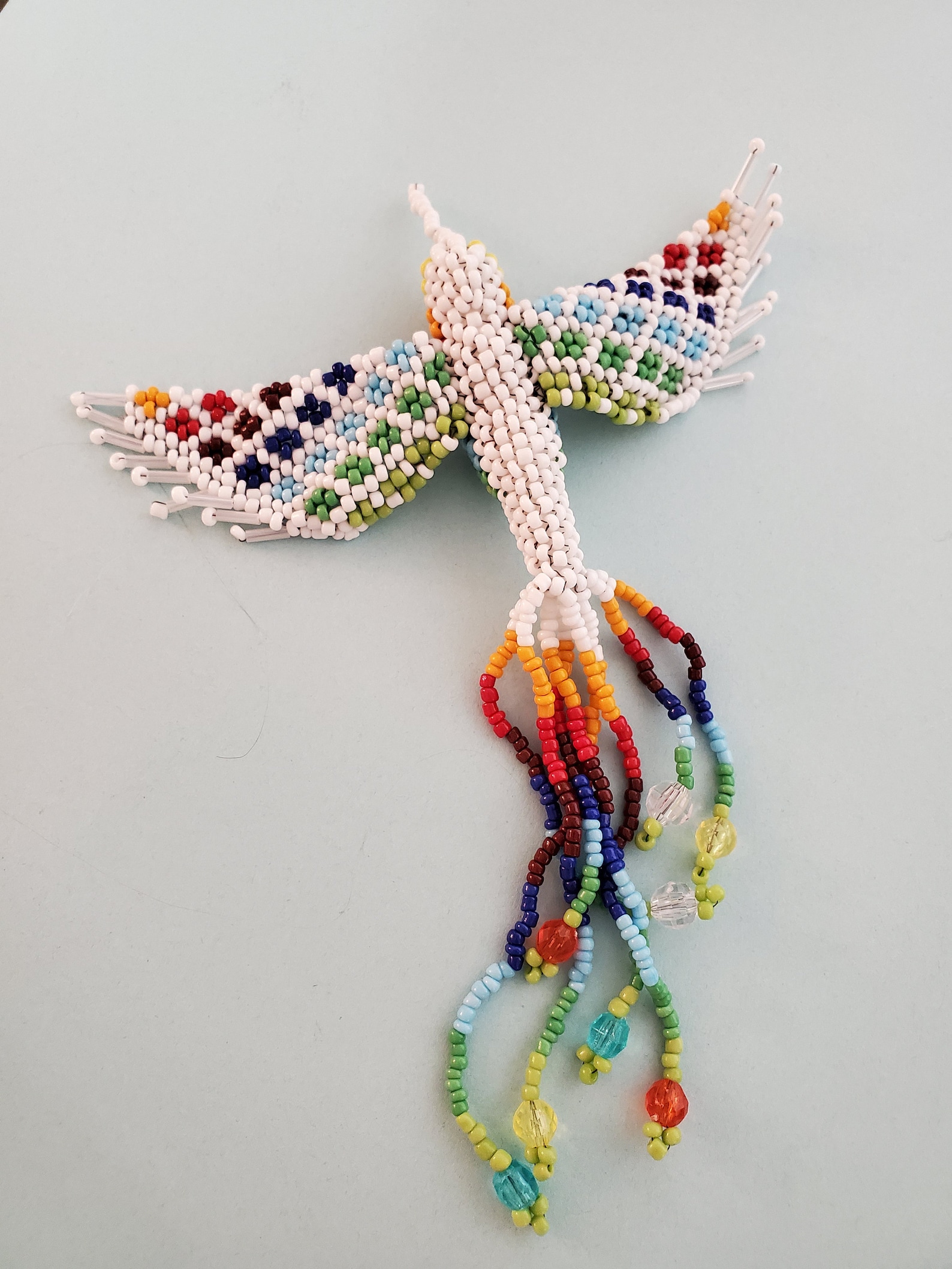 Beaded Hummingbird Pattern tutorial Only Etsy