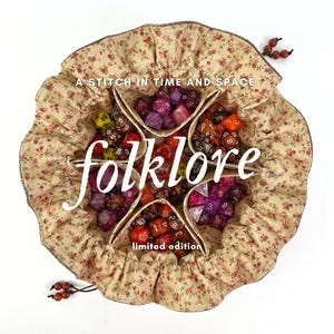 FINAL RESTOCK | folklore | cottage core dice bag | vintage floral | plaid flannel | cotton | drawstring bag | 6 side pockets