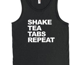 Shake Tea Tabs Repeat Tank Top T-shirt