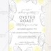 Oyster Roast Invitation Custom Printable - Etsy