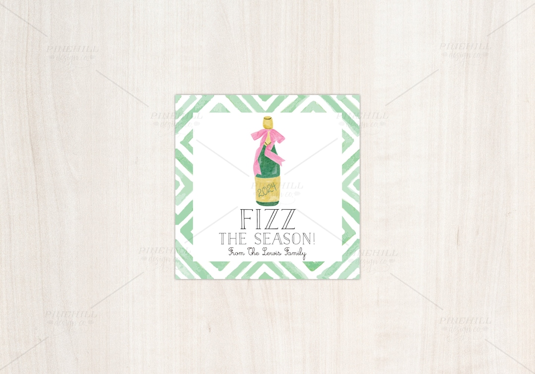 New Years Eve Gift Tags Printable Editable - Etsy