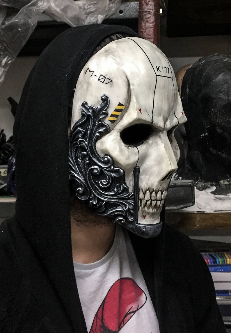 THE BARON Resin Full-Face Skull Mask image 8