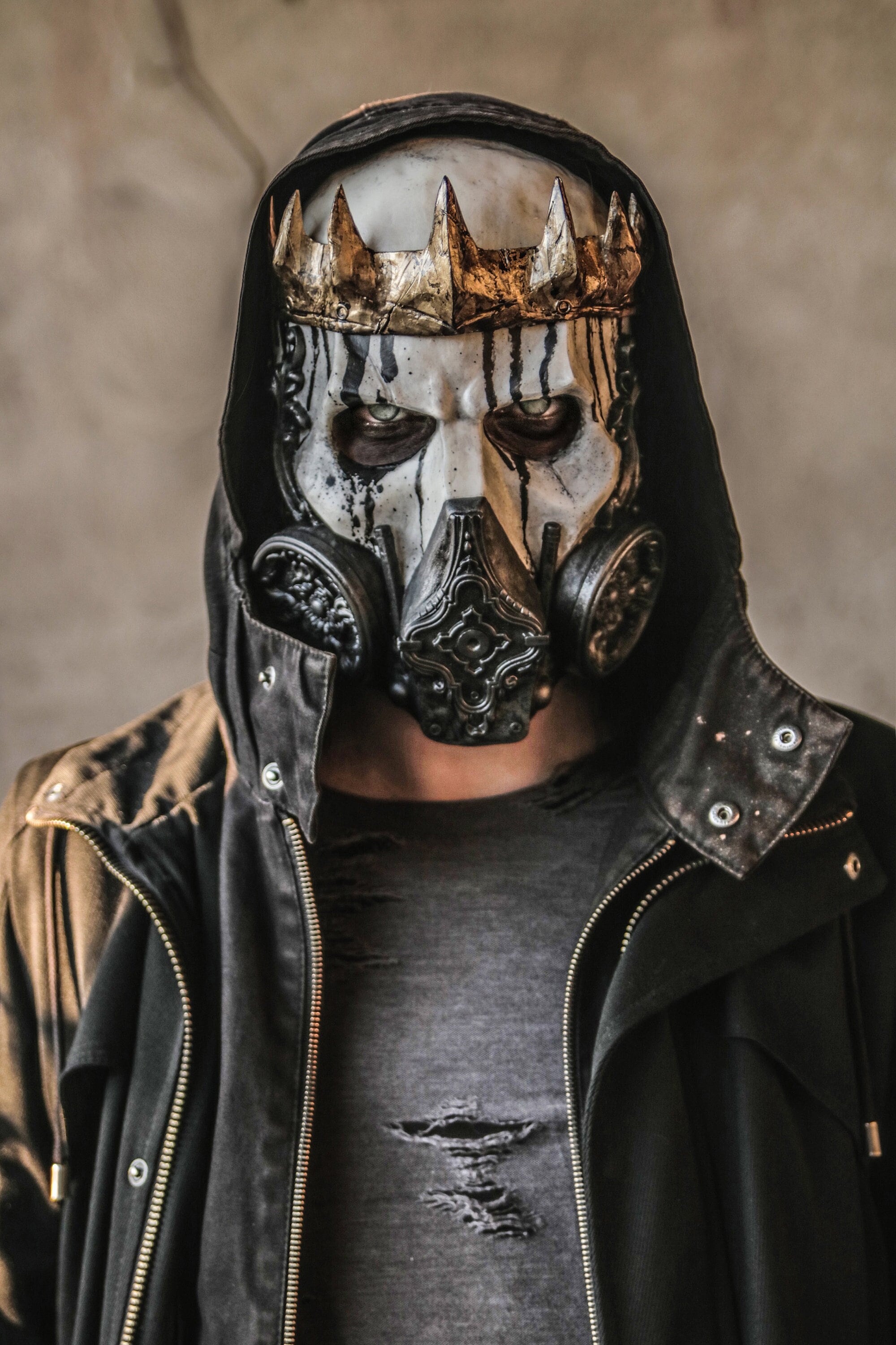 THE RAIDER resin Half-face Skull Mask 