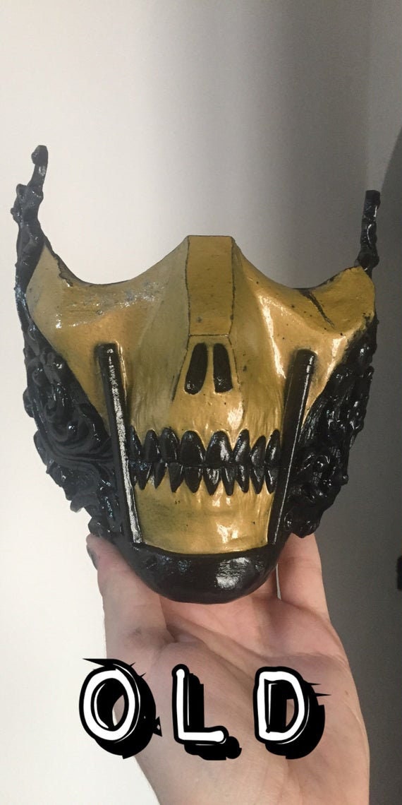 THE RAIDER -special Gold Edition- (resin Half-face Skull