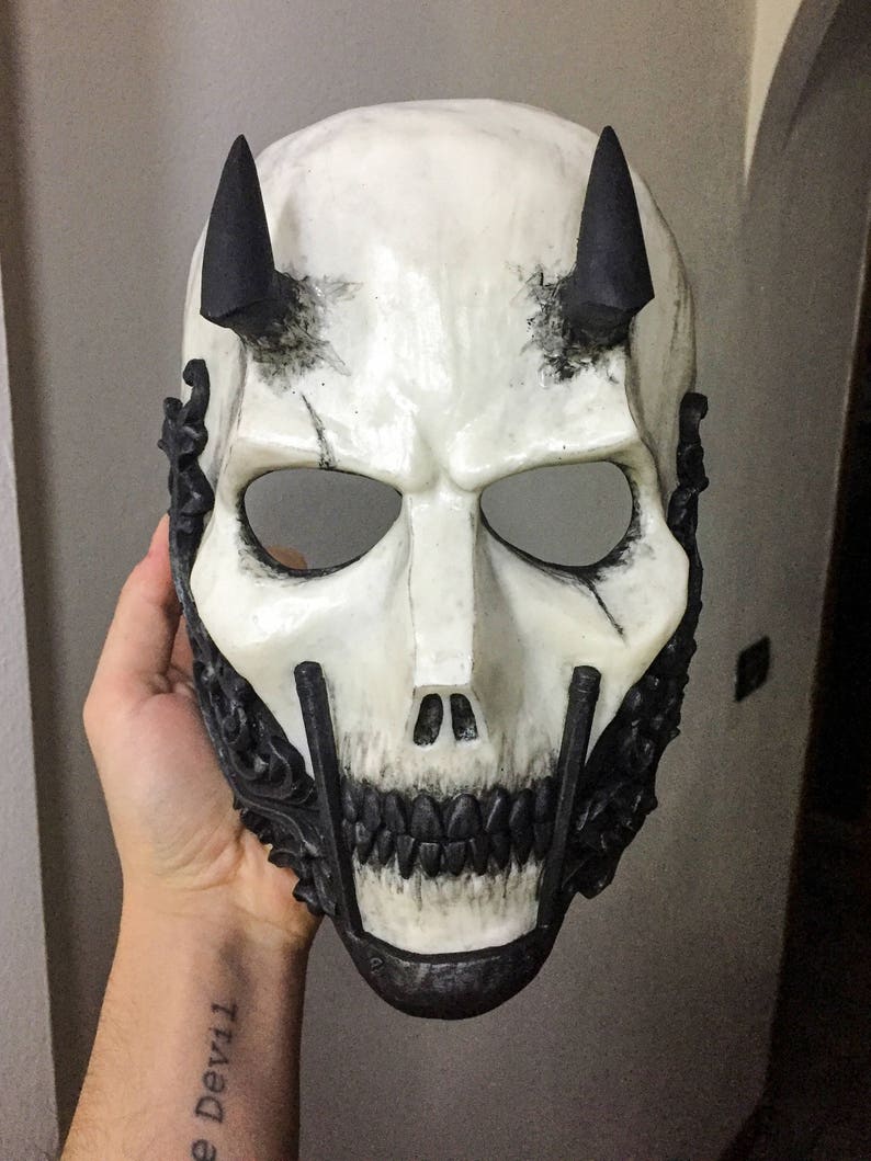 Resin Skull Full-Face Mask Limited Edition Mask- LUCIFER