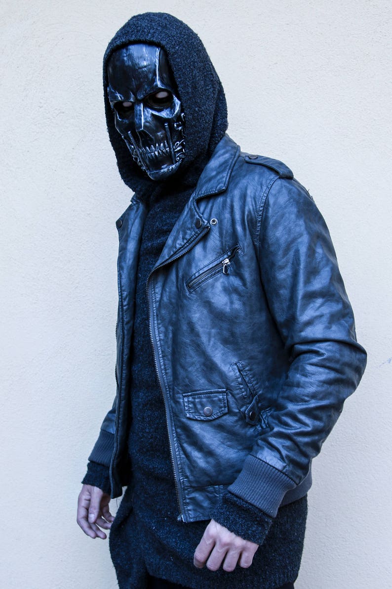 THE BARON Special Pure Iron Edition Resin Skull Full-Face Mask image 4