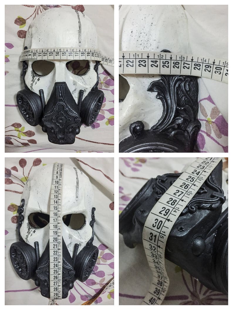 THE BARON Resin Full-Face Skull Mask image 9