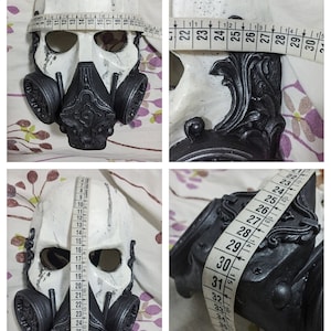 THE BARON Special Pure Iron Edition Resin Skull Full-Face Mask image 7
