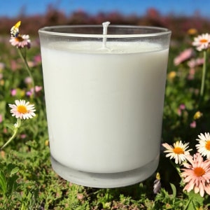 Customizable Handcrafted 10oz Soy Wax Candle, Choice of Color & Scents