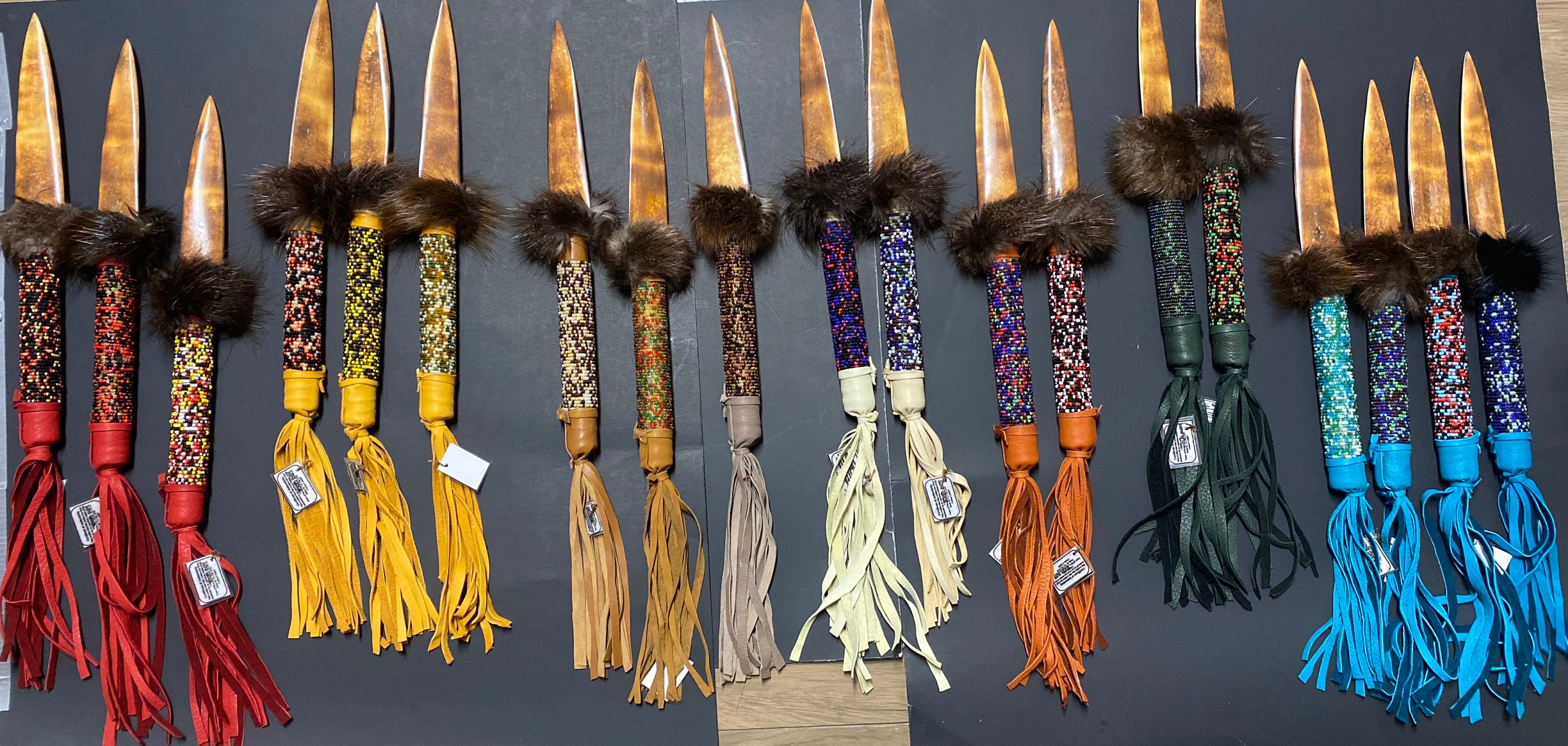 Native American Handmade Buffalo Bone Knife 13in. Etsy