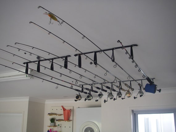 Fishing Rod Storage Rack Ceiling or Wall Mount 8 X Rods -  Canada