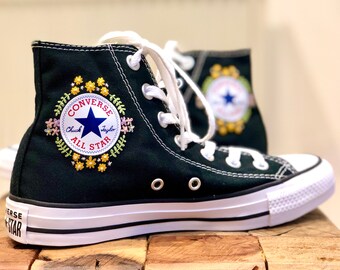 custom rose converse