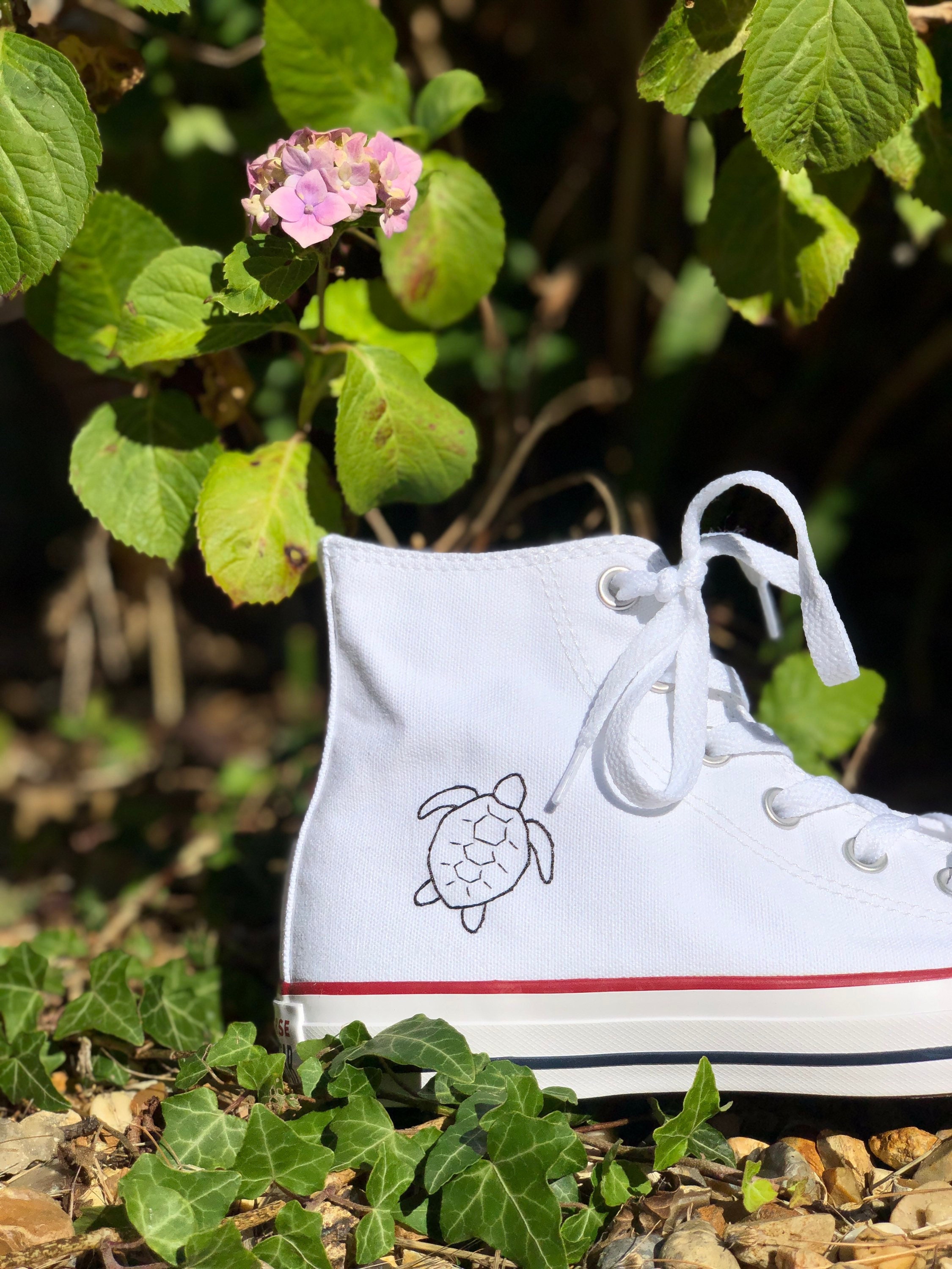 Converse blancas estrella hotsell