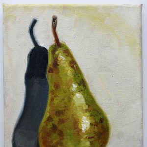 Original Still Life Painting Pear