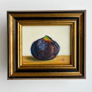 Fig Original Framed Oil Painting