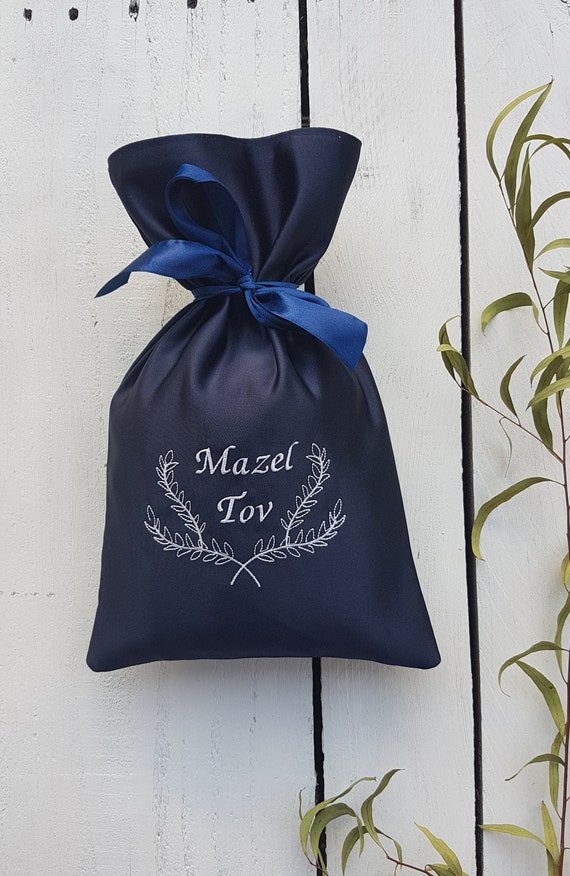 Jewish Glass Breaking Mazel Tov pouch for Jewish weddings NEW Groom glass cover