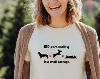 Dachshund Shirt, Weiner Dog T-Shirt, Doxie Mom Tee, Cute Dog Tshirt, Weiner Dog Gifts, Dachshund Lover, Doxie Mom Gift, Sausage Dog Shirt