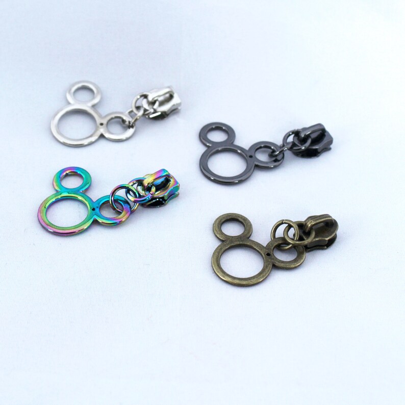 Size 5 Mmouse Zipper Pulls Zipper Pulls Purse Zipper Pulls Etsy
