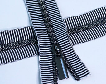 Donut Pull Zipper Pack - F*ck Zipper Tape with Matte Black Teeth Donut Pull Zipper Pack - F*ck Zipper Tape with Matte Black Teeth